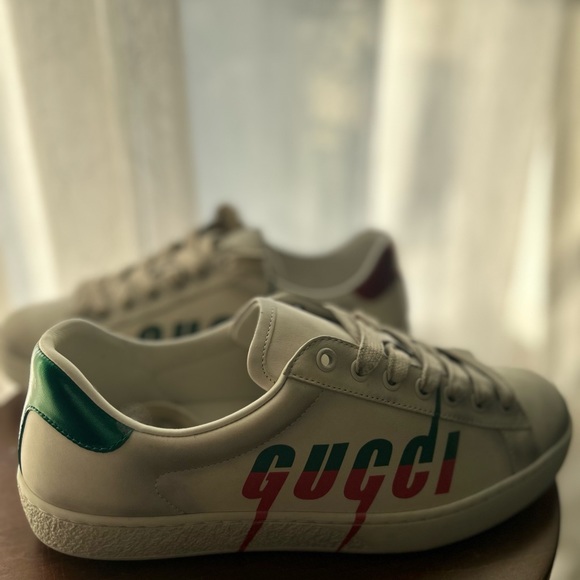 Gucci Ace Blade Distressed Low top Sneakers main image 14